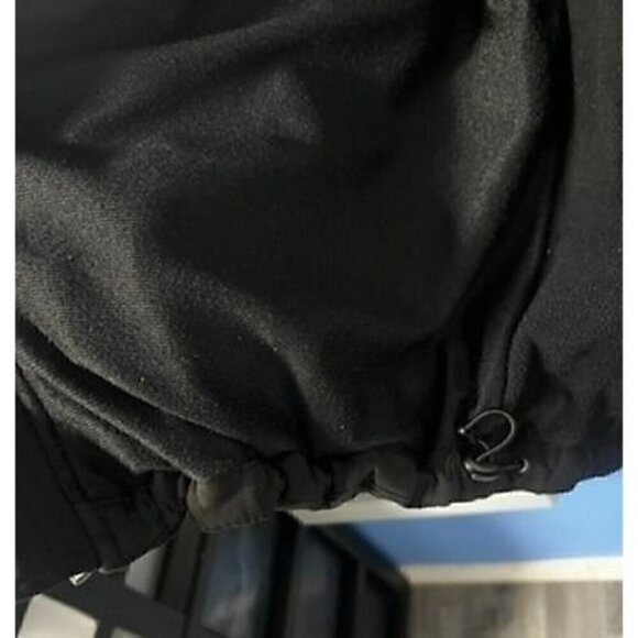 Free Country Mens Medium Black Softshell Jacket With Zippered Pockets & Adjustab - Picture 8 of 8